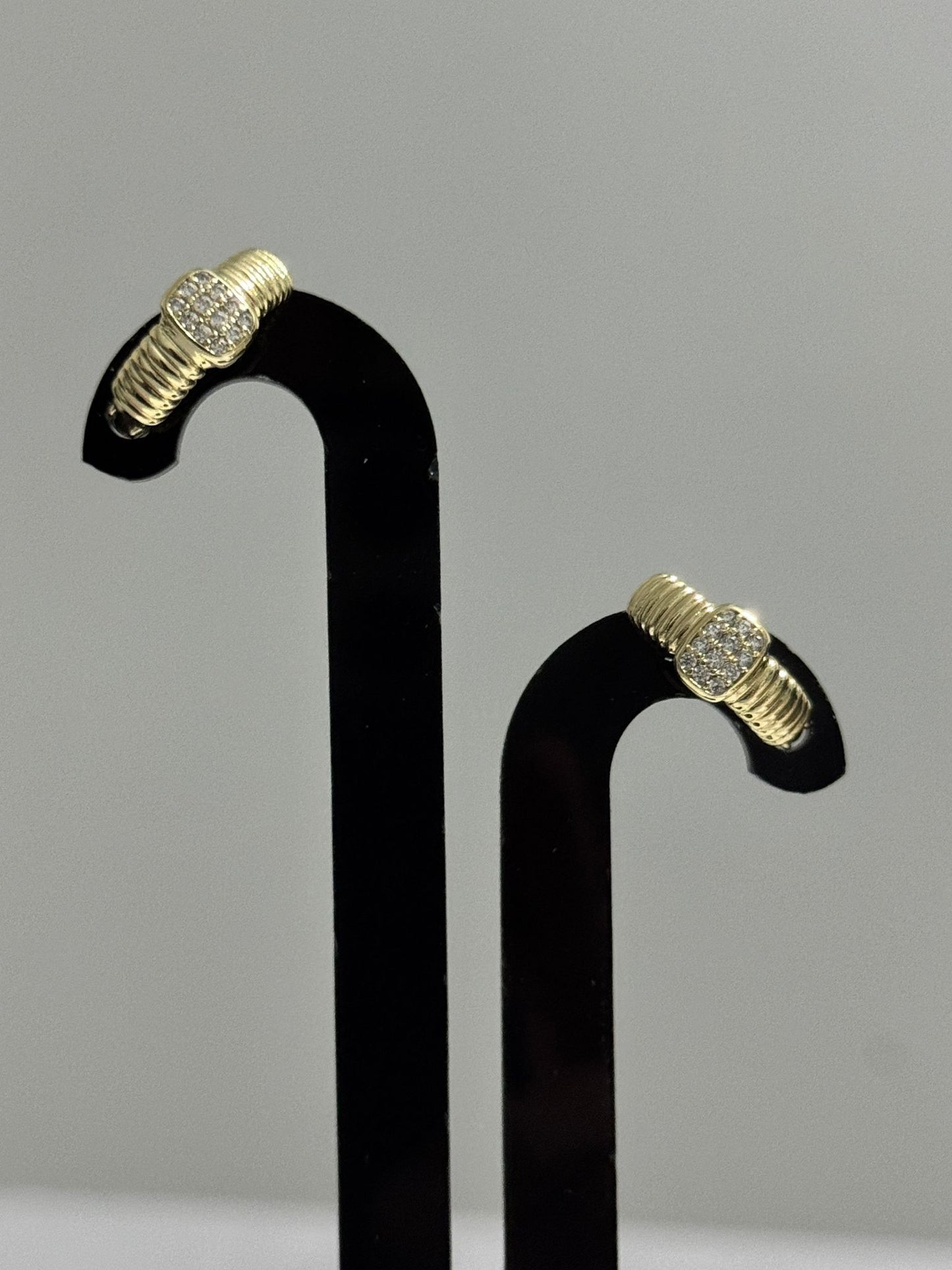 14K Altın Kaplama Küpe