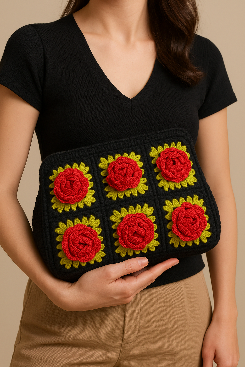 El İşi Örgü Çanta