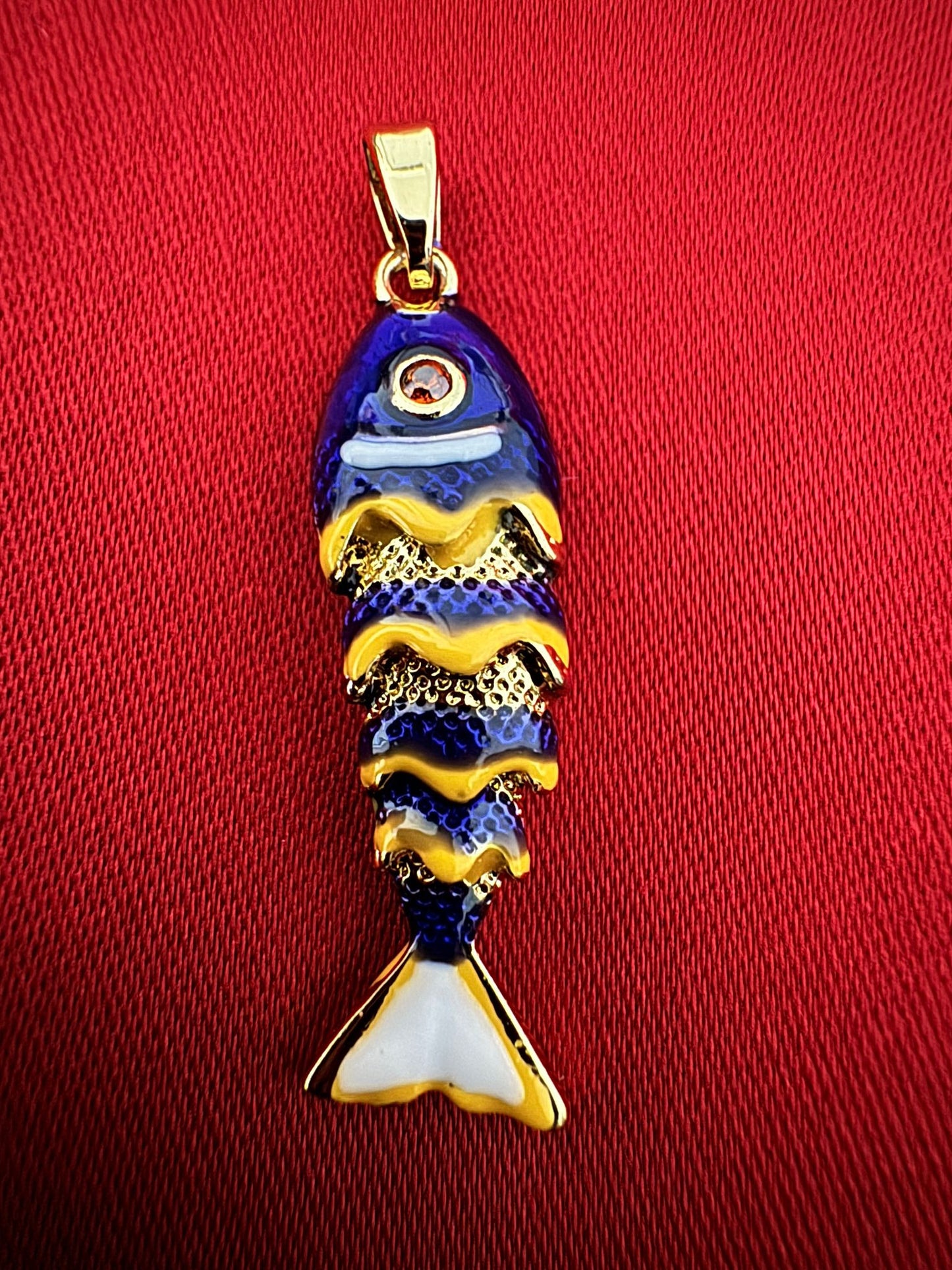 14K Altın Kaplama Balık Kolye Ucu