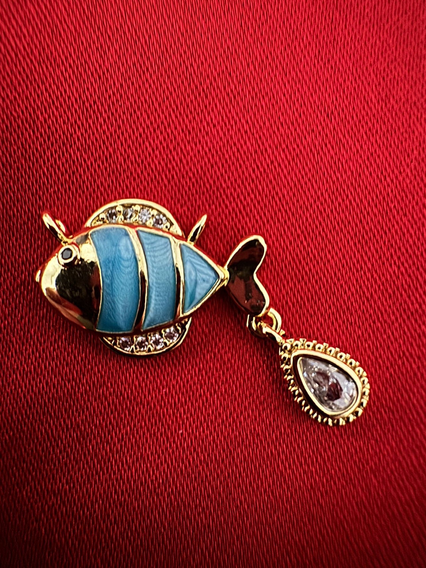 14K Altın Kaplama Balık Kolye Ucu