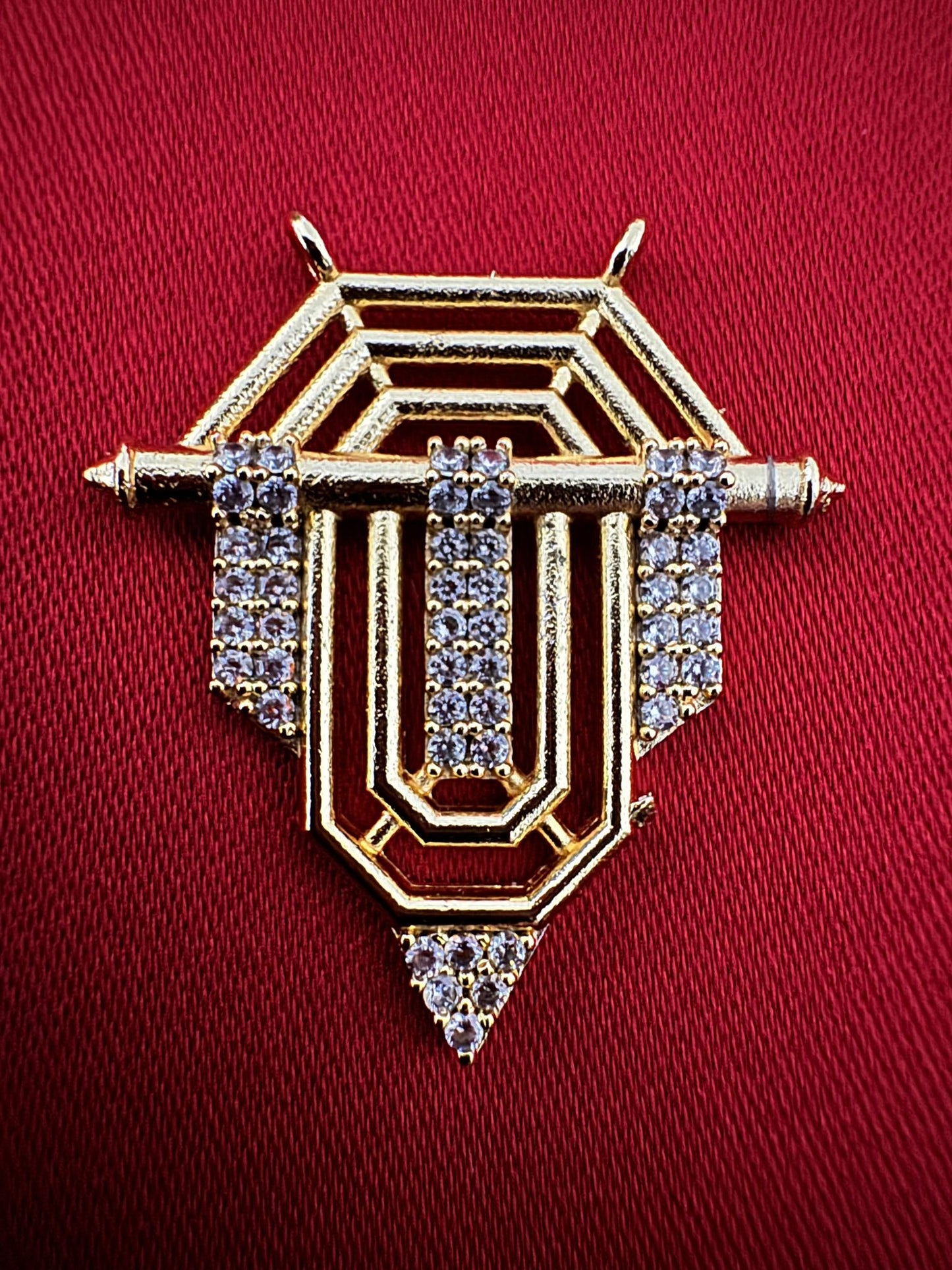 14K Altın Kaplama Modern Kolye Ucu