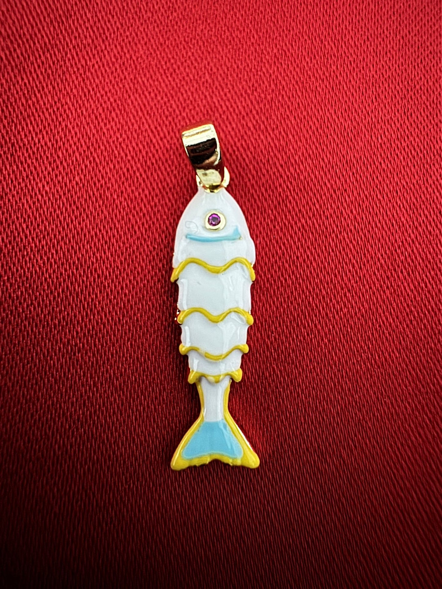 14K Altın Kaplama Modern Balık Kolye Ucu