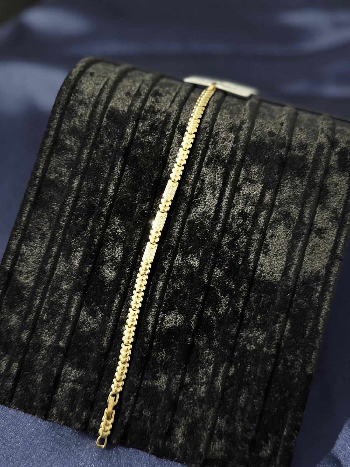 14K Altın Kaplama VIP Bileklik