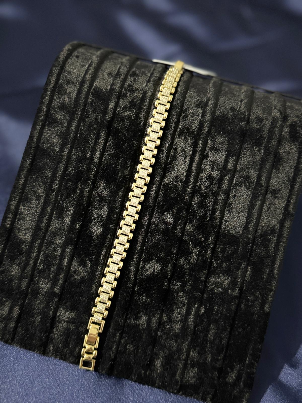 14K Altın Kaplama VIP Bileklik