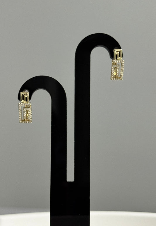 14K Altın Kaplama Küpe