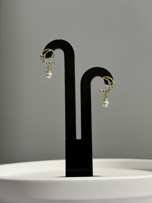 14K Altın Kaplama Küpe