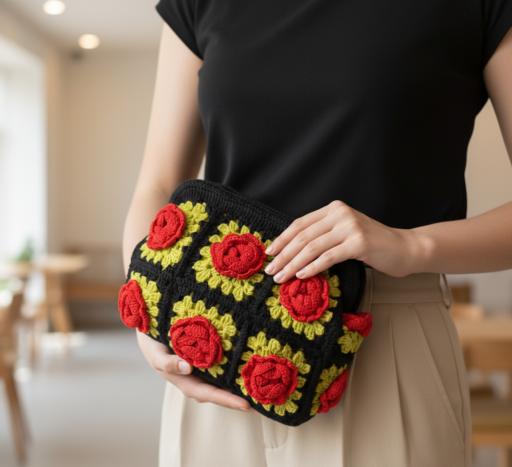 El İşi Örgü Çanta