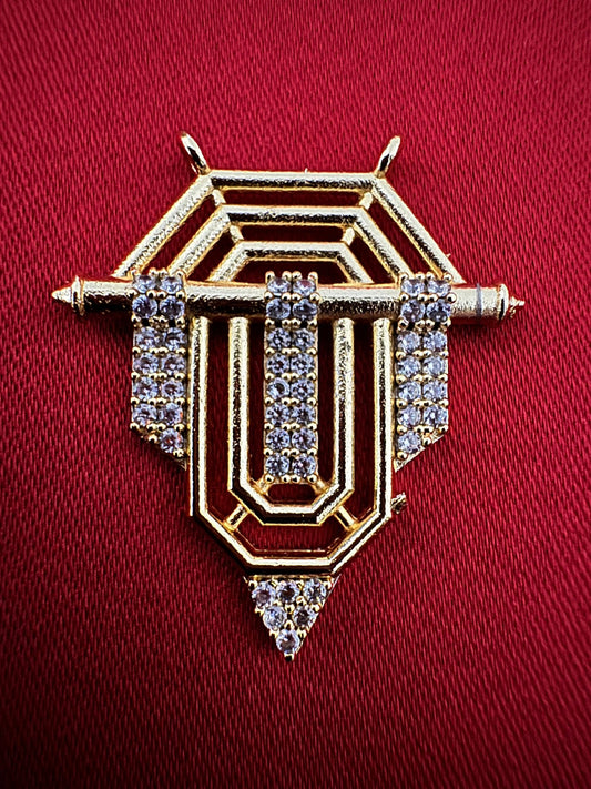 14K Altın Kaplama Modern Kolye Ucu