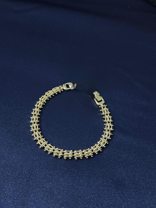 14K Altın Kaplama VIP Modern Bileklik