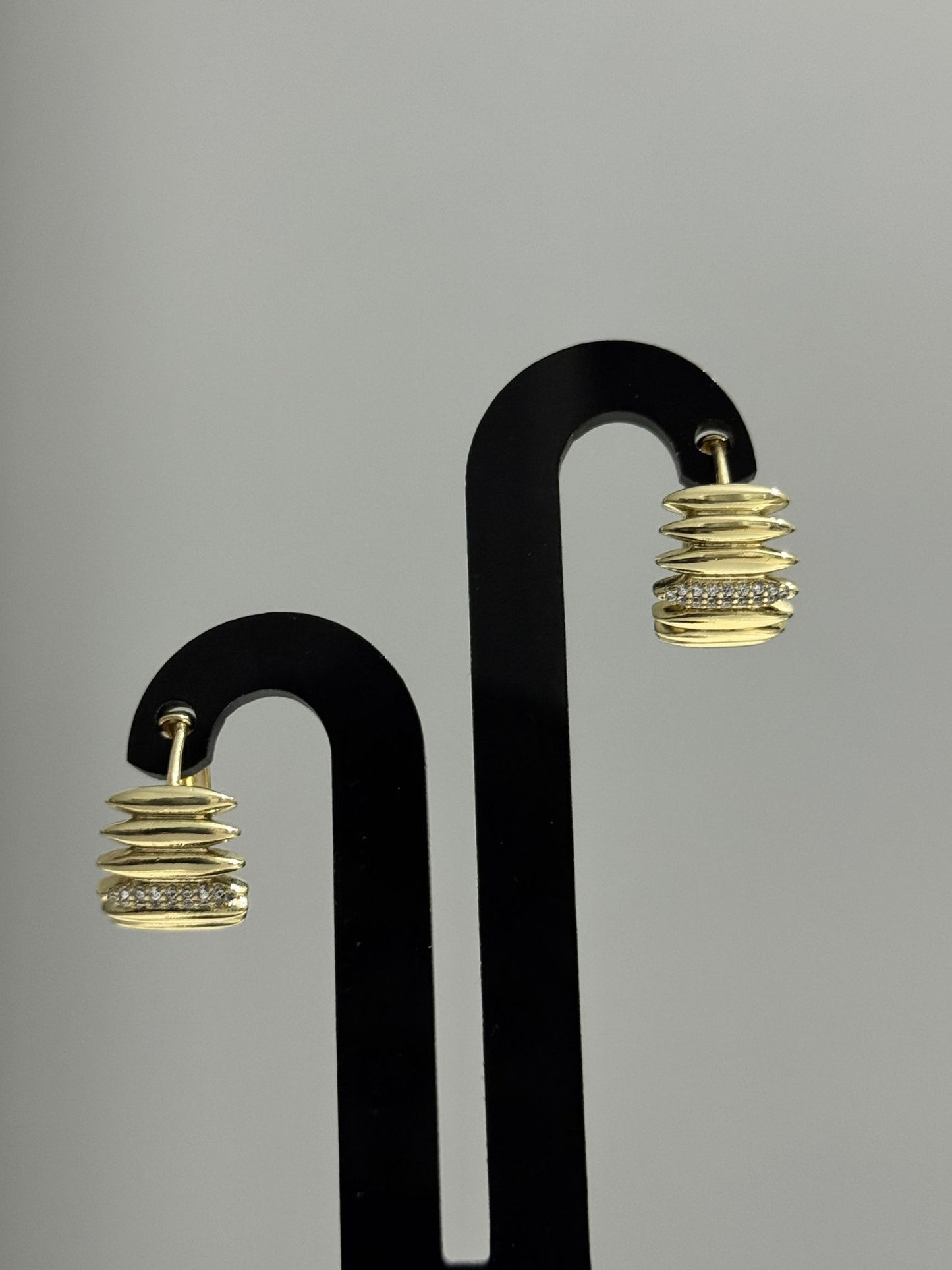 14K Altın Kaplama Küpe