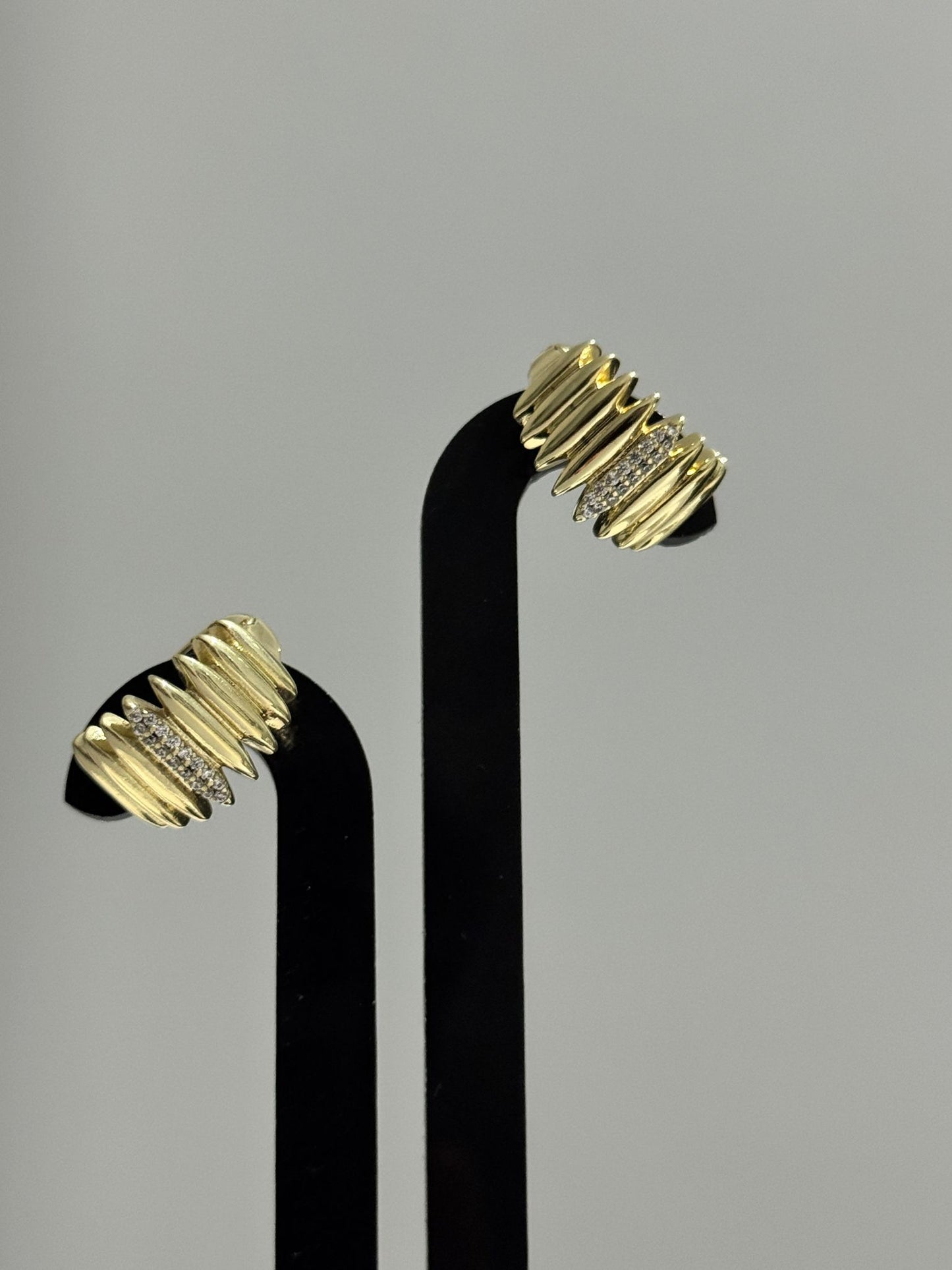 14K Altın Kaplama Küpe