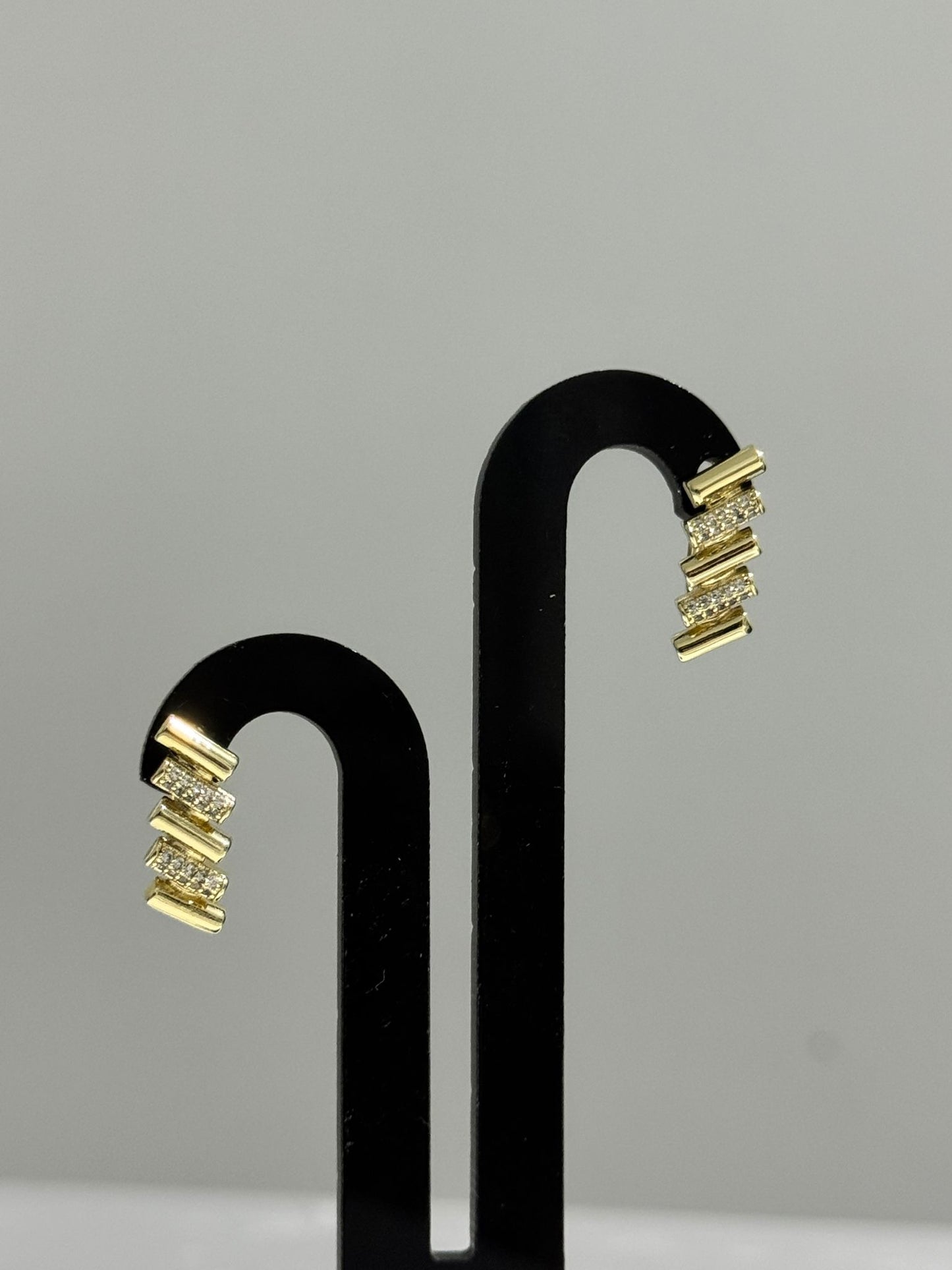 14K Altın Kaplama Küpe