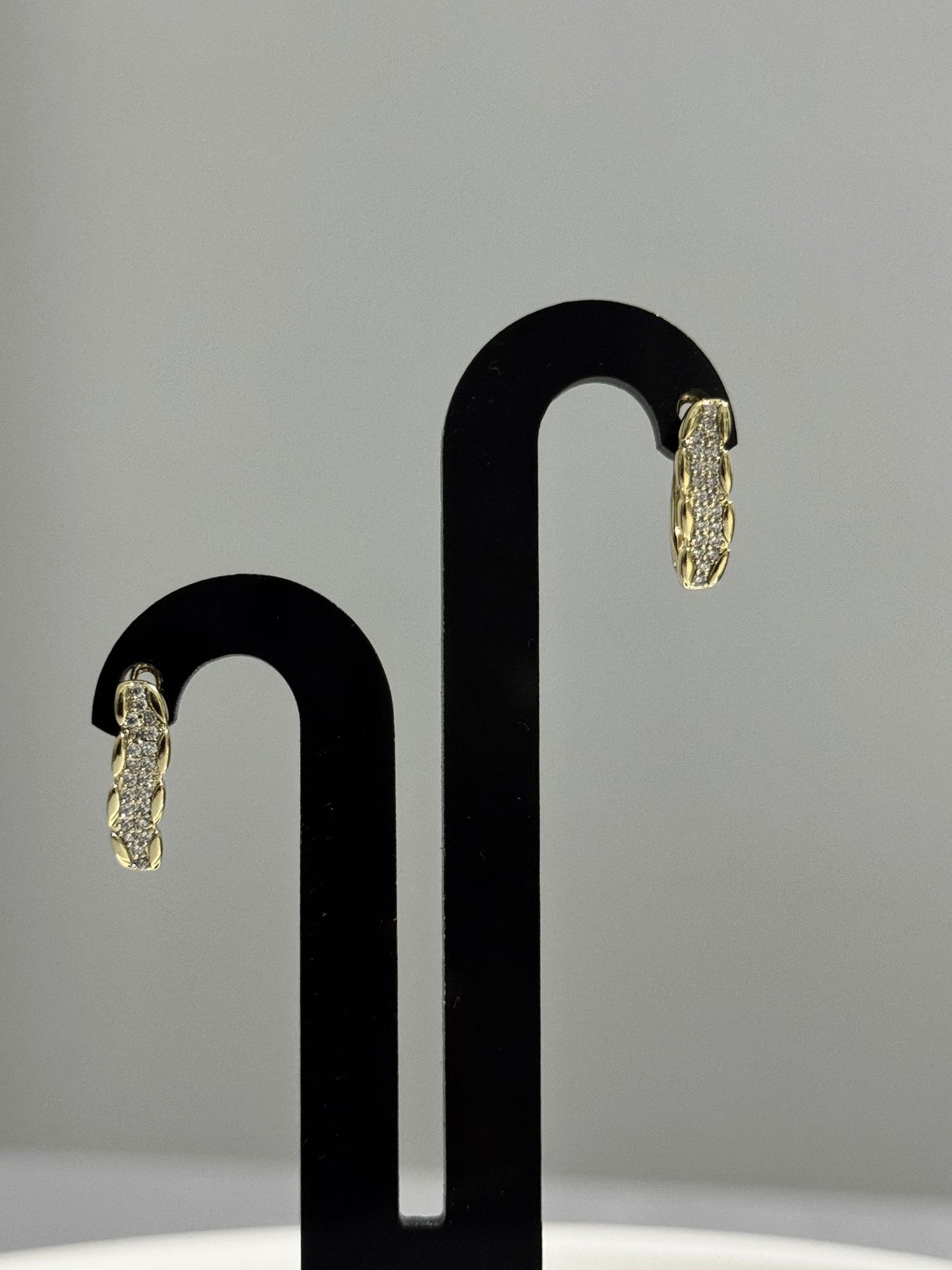 14K Altın Kaplama Küpe