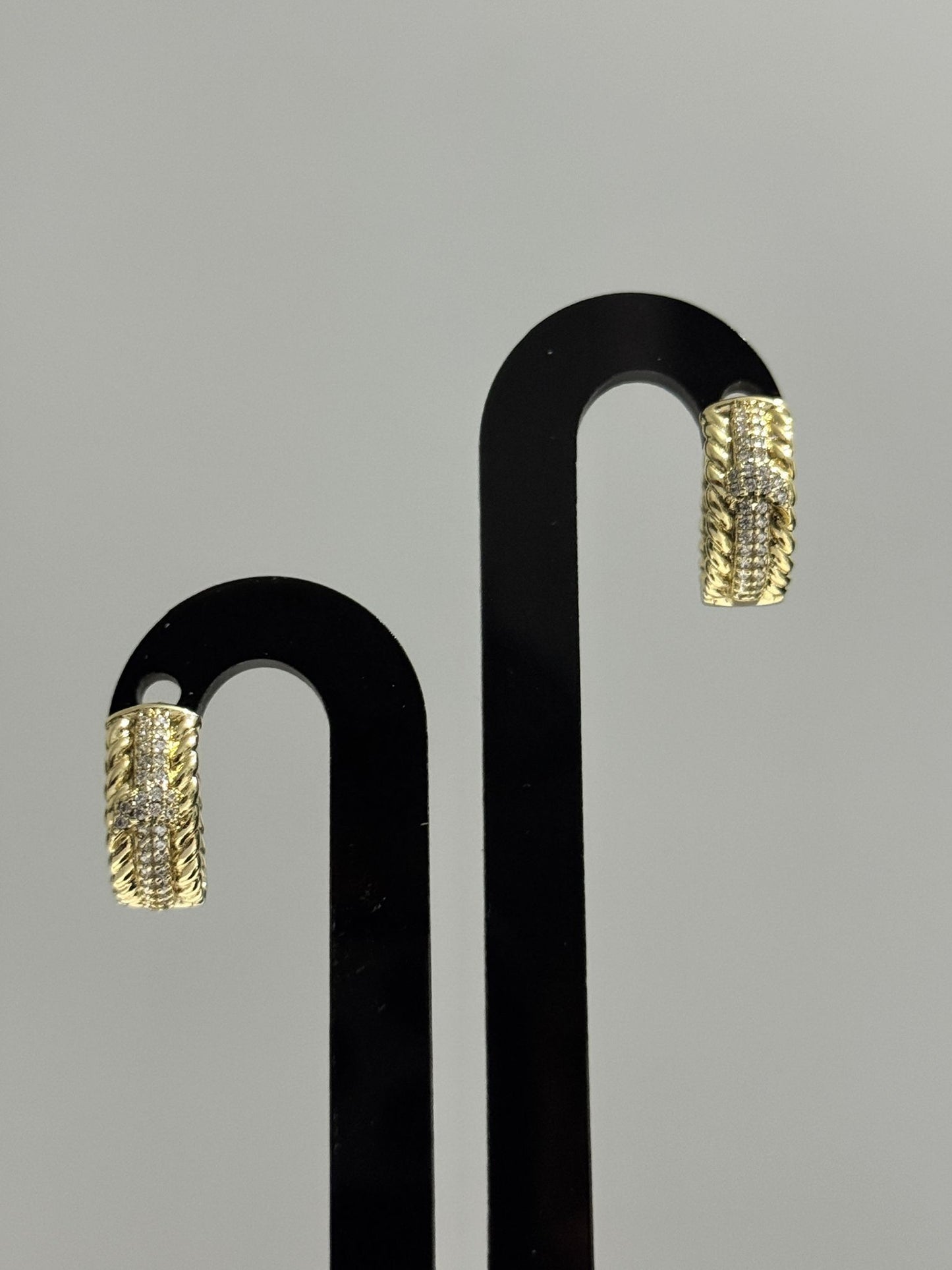 14K Altın Kaplama Küpe